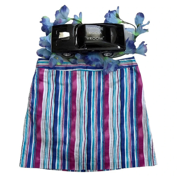 Greg Norman Striped Skort Women 8 - Picture 1 of 10
